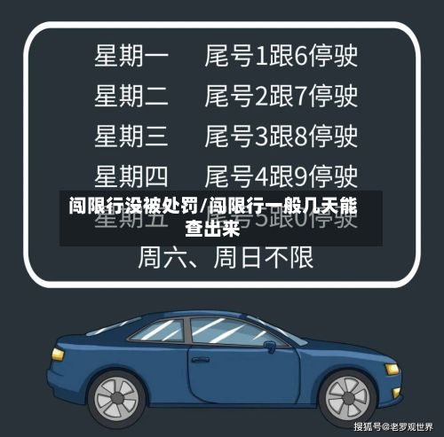 闯限行没被处罚/闯限行一般几天能查出来