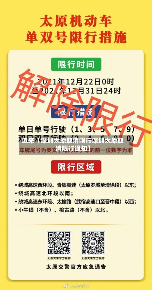 近来【深圳太原取消限行深圳太原取消限行通知】-第2张图片