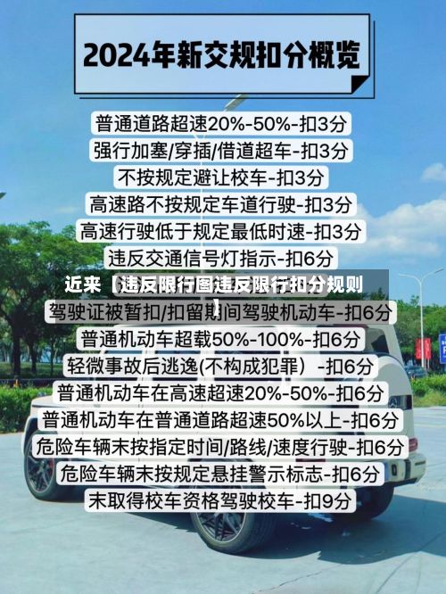 近来【违反限行图违反限行扣分规则】-第3张图片