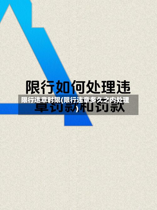 限行违章时限(限行违章多久之内处理)-第2张图片