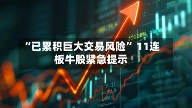“已累积巨大交易风险” 11连板牛股紧急提示