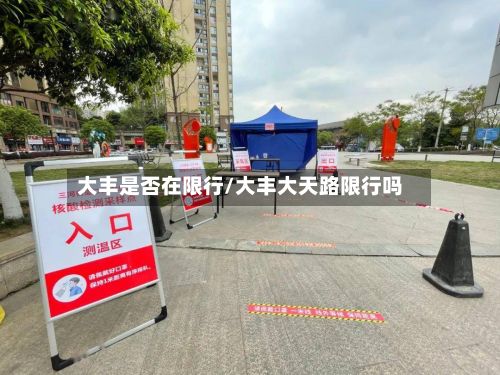 大丰是否在限行/大丰大天路限行吗-第2张图片