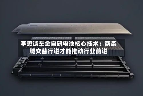 李想谈车企自研电池核心技术：两条腿交替行进才能推动行业前进