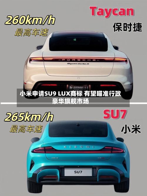 小米申请SU9 LUX商标 有望瞄准行政豪华旗舰市场-第1张图片