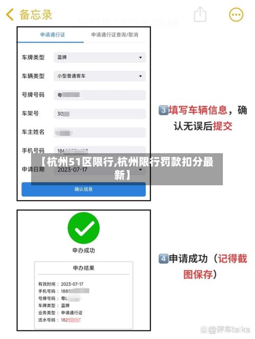 【杭州51区限行,杭州限行罚款扣分最新】-第3张图片