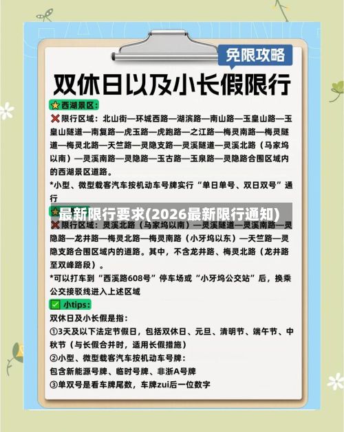 最新限行要求(2026最新限行通知)-第3张图片