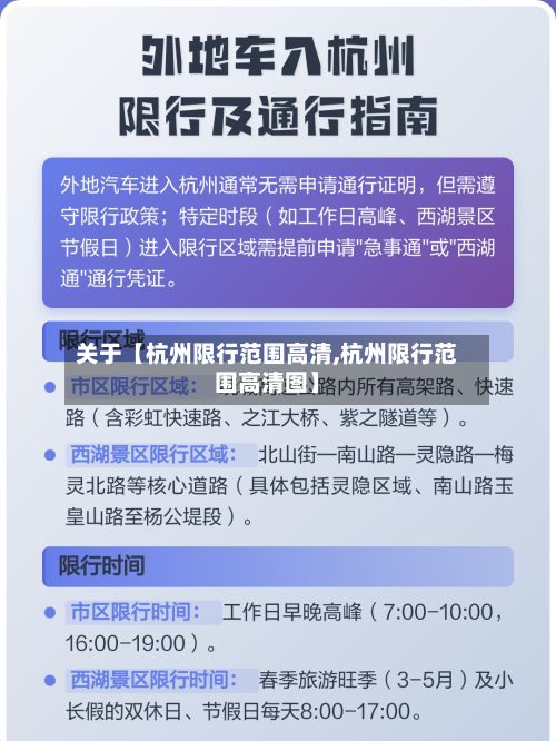 关于【杭州限行范围高清,杭州限行范围高清图】