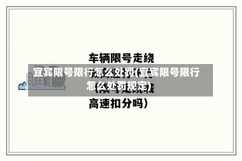 宜宾限号限行怎么处罚(宜宾限号限行怎么处罚规定)