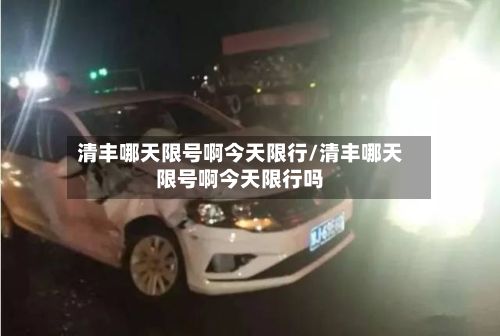 清丰哪天限号啊今天限行/清丰哪天限号啊今天限行吗-第2张图片