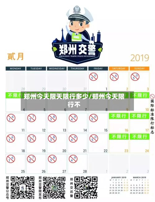 郑州今天限天限行多少/郑州今天限行不