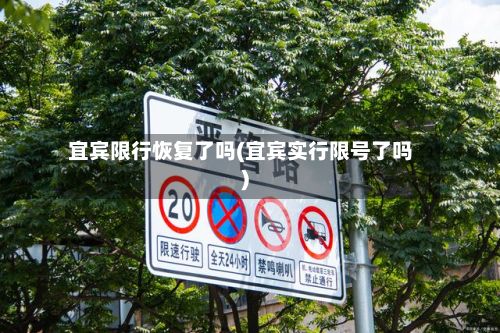 宜宾限行恢复了吗(宜宾实行限号了吗)-第2张图片