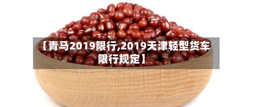 【青马2019限行,2019天津轻型货车限行规定】-第3张图片