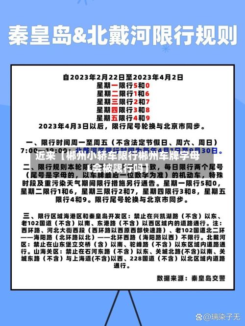 近来【郴州小轿车限行郴州车牌字母L会被限行吗】-第2张图片