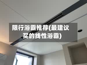 限行浴霸推荐(最建议买的线性浴霸)-第2张图片