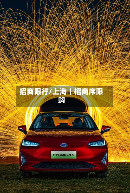 招商限行/上海丨招商序限购