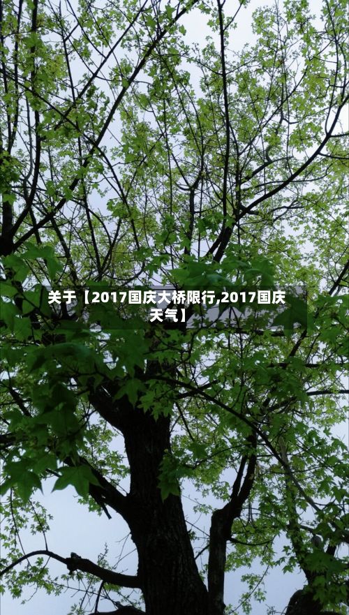 关于【2017国庆大桥限行,2017国庆天气】-第2张图片
