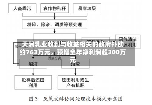 天润乳业收到与收益相关的政府补助约763万元，预增全年净利润超300万元