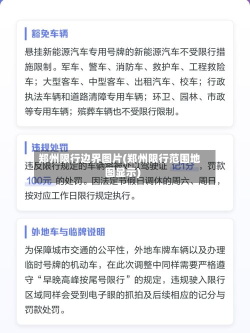 郑州限行边界图片(郑州限行范围地图显示)-第2张图片