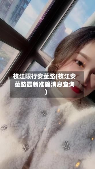 枝江限行安董路(枝江安董路最新准确消息查询)-第3张图片
