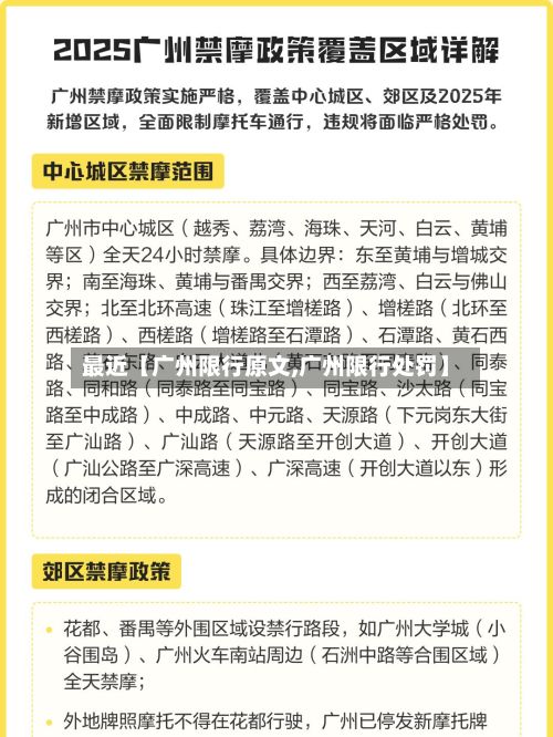 最近【广州限行原文,广州限行处罚】