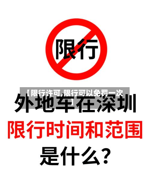 【限行许可,限行可以免罚一次】-第2张图片