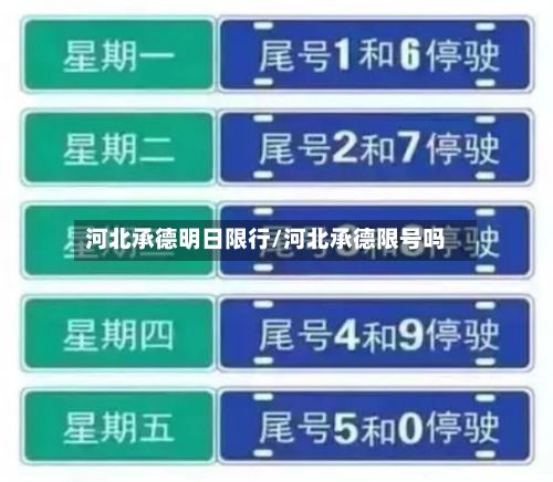 河北承德明日限行/河北承德限号吗-第2张图片