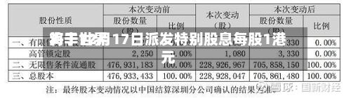 海丰世界将于12月17日派发特别股息每股1港元-第1张图片