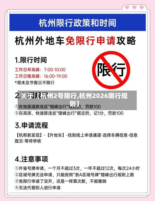 关于【杭州2号限行,杭州2026限行规则】