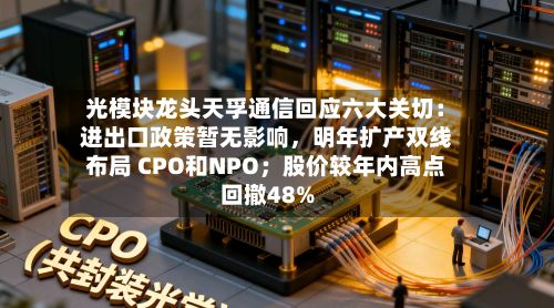 光模块龙头天孚通信回应六大关切：进出口政策暂无影响，明年扩产双线布局 CPO和NPO；股价较年内高点回撤48%-第2张图片