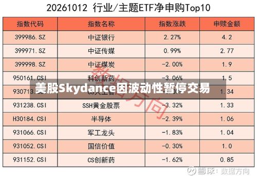 美股Skydance因波动性暂停交易-第1张图片