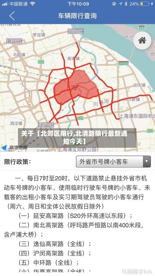 关于【北郊区限行,北清路限行最新通知今天】