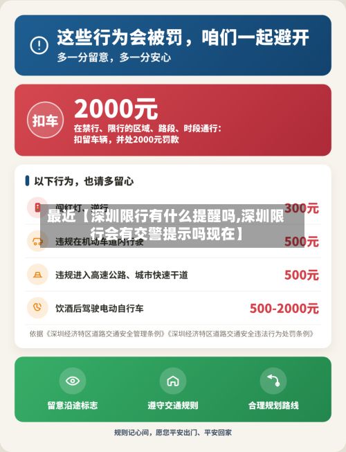 最近【深圳限行有什么提醒吗,深圳限行会有交警提示吗现在】