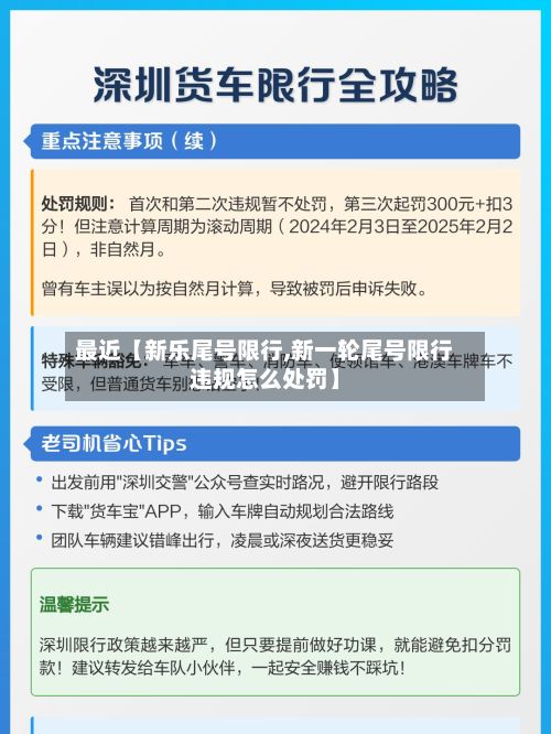 最近【新乐尾号限行,新一轮尾号限行违规怎么处罚】