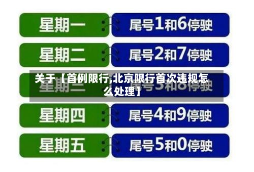 关于【首例限行,北京限行首次违规怎么处理】