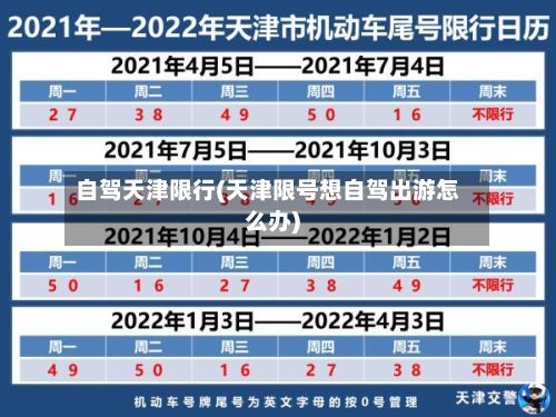 自驾天津限行(天津限号想自驾出游怎么办)