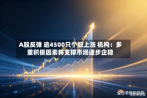 A股反弹 逾4500只个股上涨 机构：多重积极因素将支撑市场逐步企稳-第2张图片