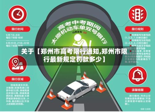 关于【郑州市高考限行通知,郑州市限行最新规定罚款多少】