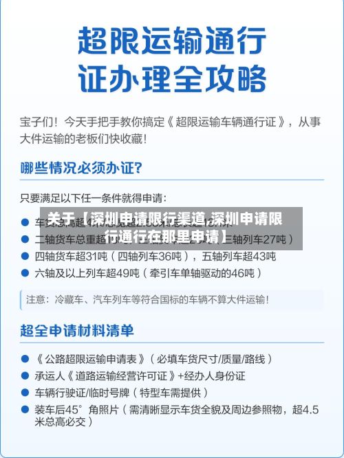 关于【深圳申请限行渠道,深圳申请限行通行在那里申请】