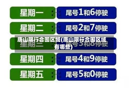 唐山限行合围区域(唐山限行合围区域有哪些)-第2张图片