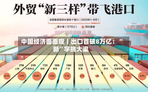 中国经济面面观｜出口首破8万亿：“新”字挑大梁